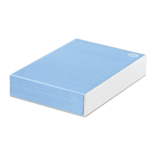 Seagate One Touch 5TB Portable Hard Drive with Password Protection - Light Blue - 5