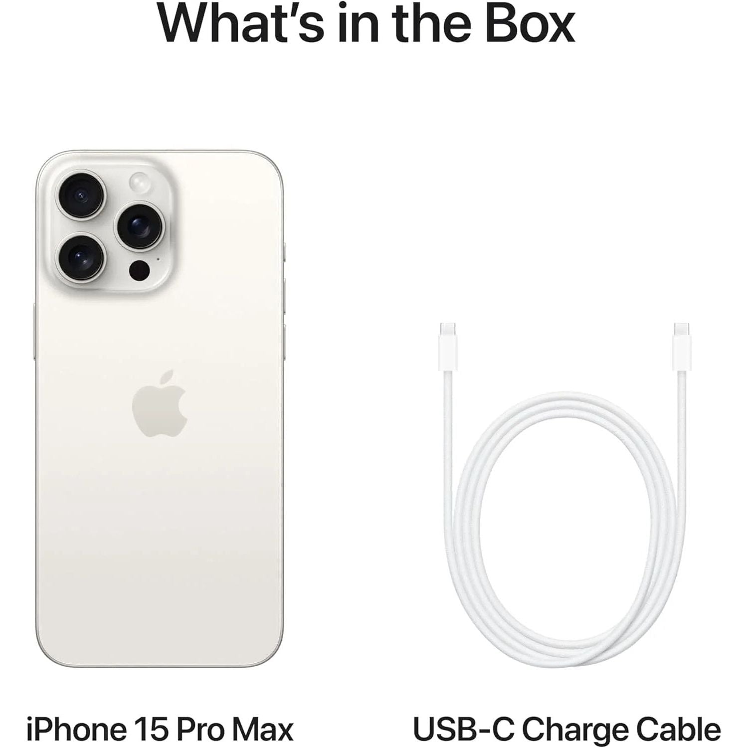 Apple iPhone 15 Pro Max, 256GB, White Titanium - Unlocked - 3