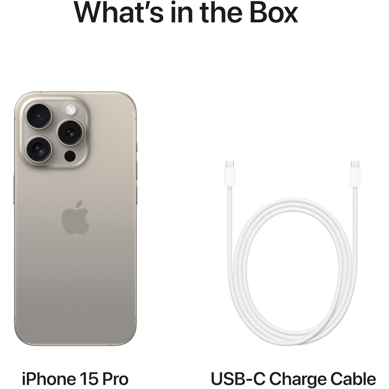 Apple IPhone 15 Pro 5G 128GB, Natural Titanium- Unlocked - 6
