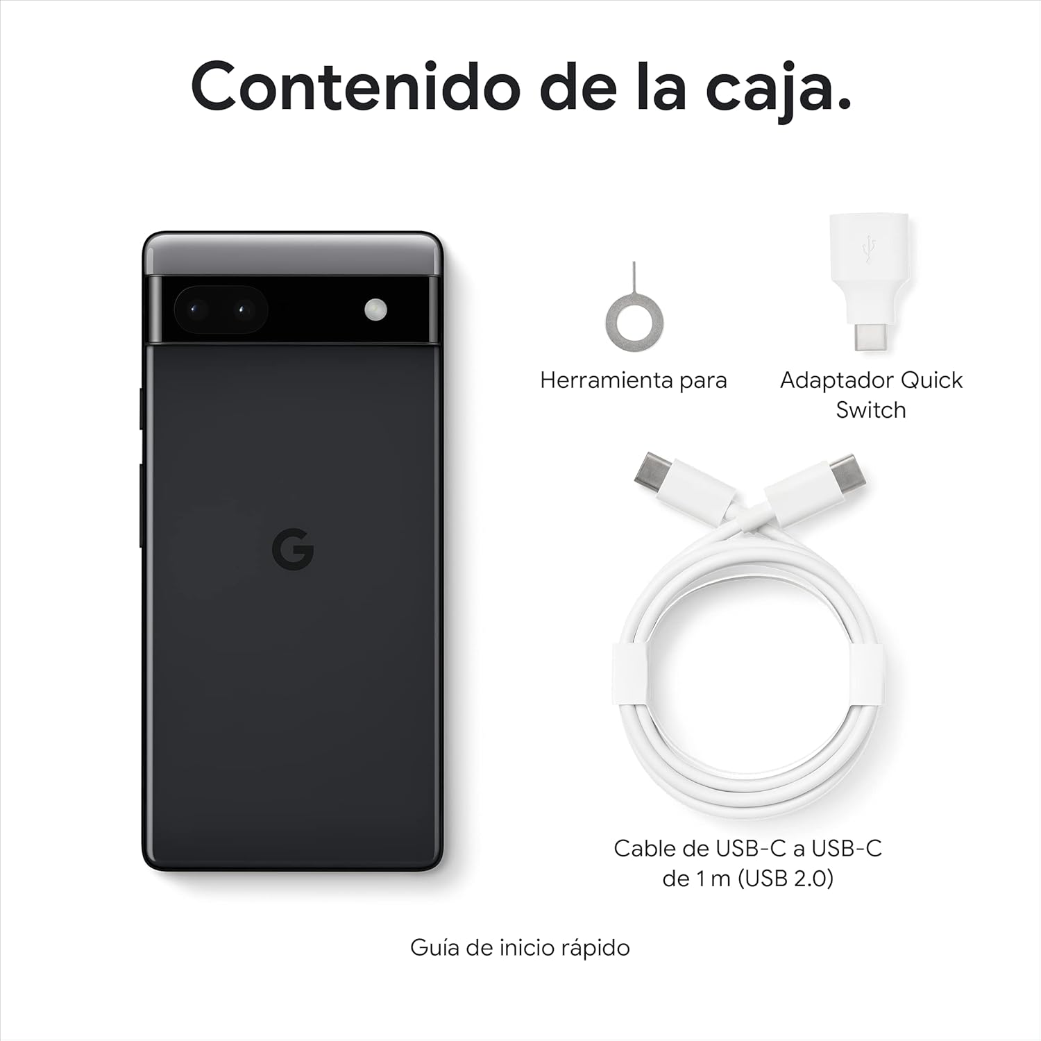 Google Pixel 6A 128GB Charcoal - Unlocked - 3