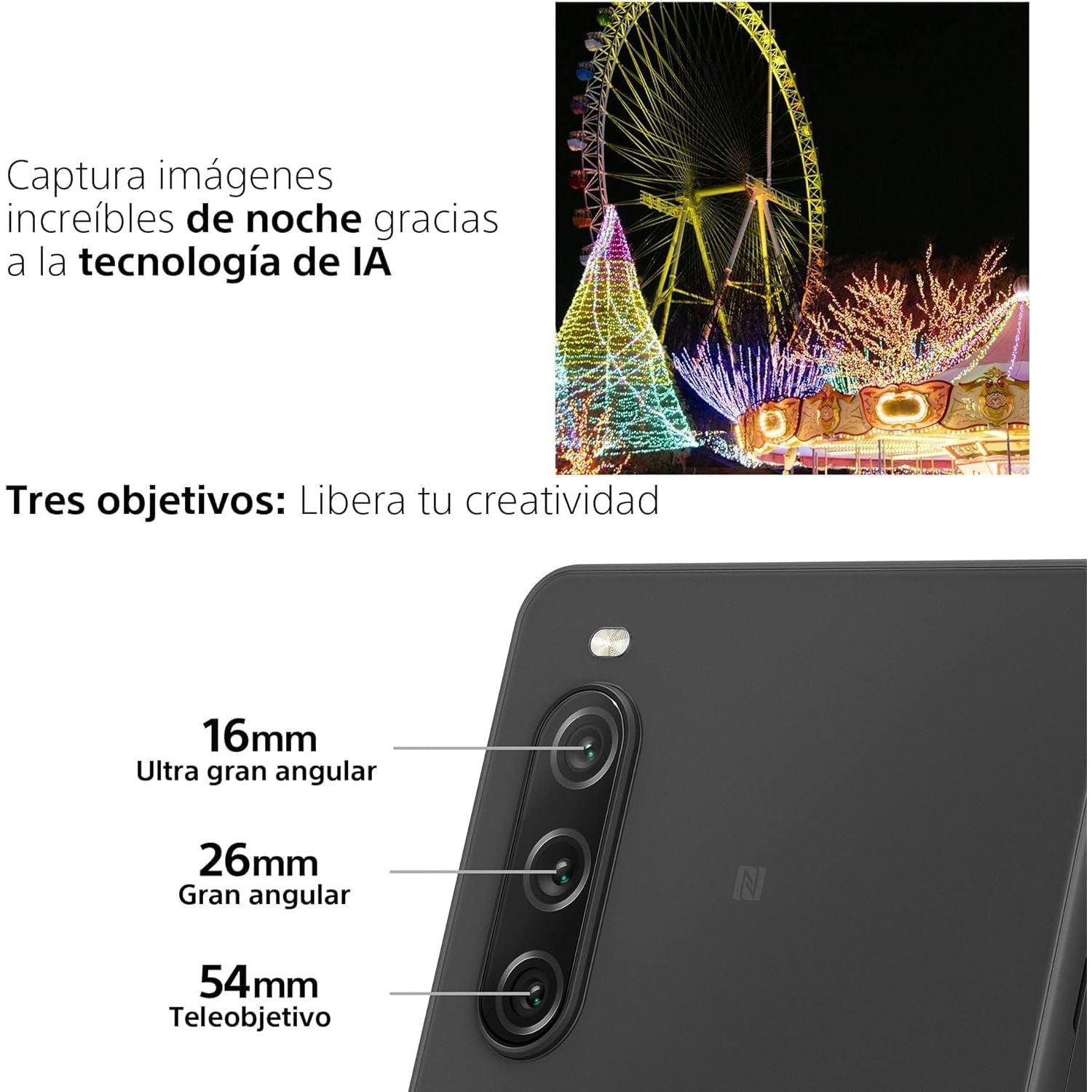 Sony Xperia 10 V Dual Sim (6GB+128GB) Black - Unlocked - 8
