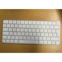 Apple Magic Keyboard with Touch ID: Bluetooth, rechargeable. Works with Mac computers silicon; British English, white keys with varities of Colours - 9