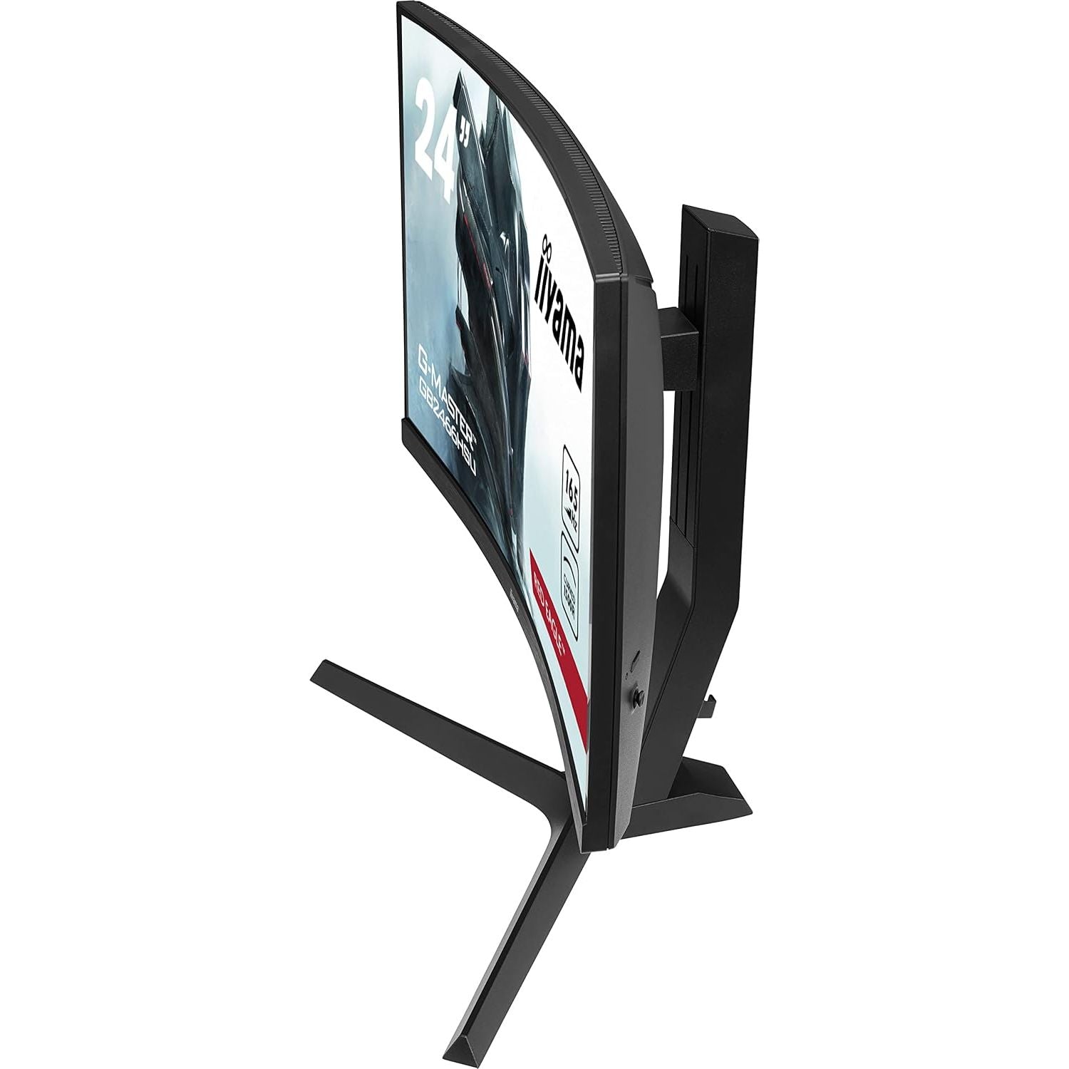iiyama G-Master Curved 23.6 Inch Full HD,HDMI/DisplayPort, Built-in Speakers, Adjustable Stand-GB2466HSU-B1 - 9
