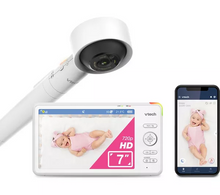 VTECH RM7787HD 7" Full HD Over-The-Cot WiFi Baby Monitor - White - 4