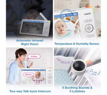 VTECH RM7787HD 7" Full HD Over-The-Cot WiFi Baby Monitor - White - 8