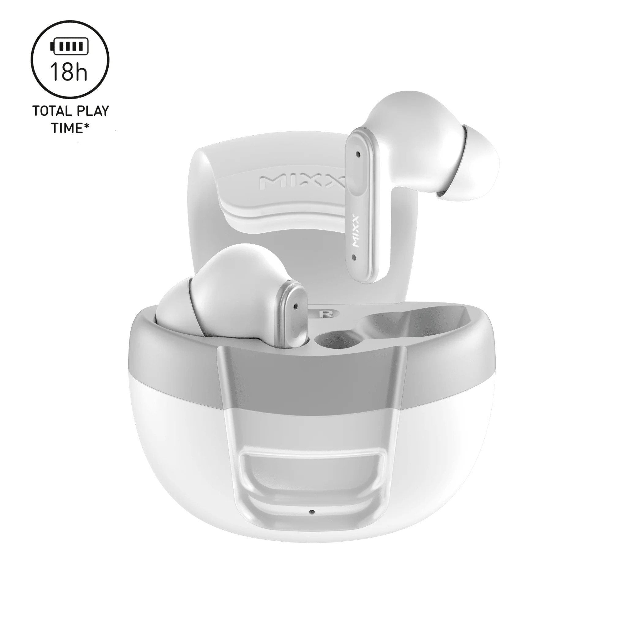 Mixx Audio StreamBuds Solo 3 - White - 1