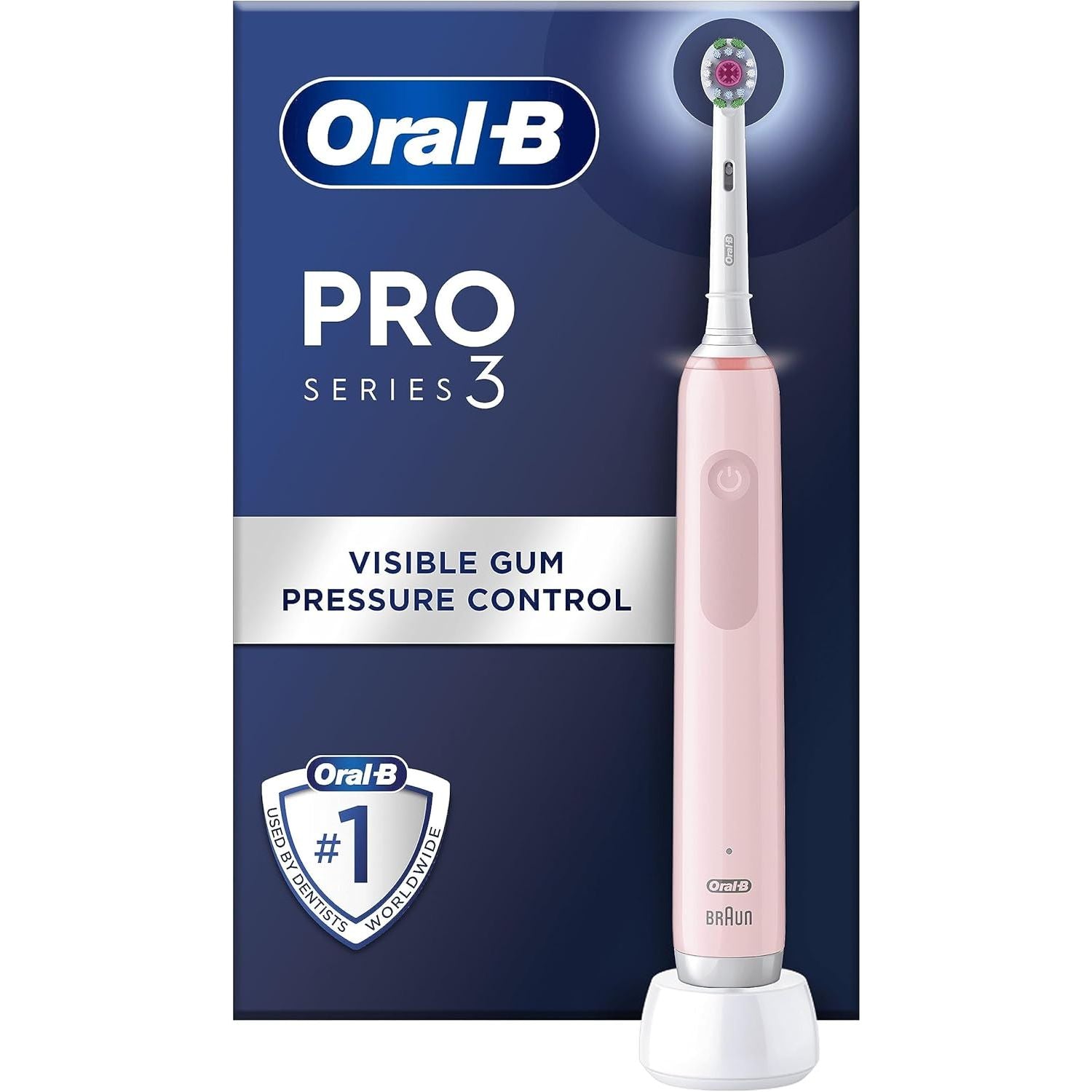 Oral-B Pro 3 Electric Toothbrush Whitening - Pink - 1