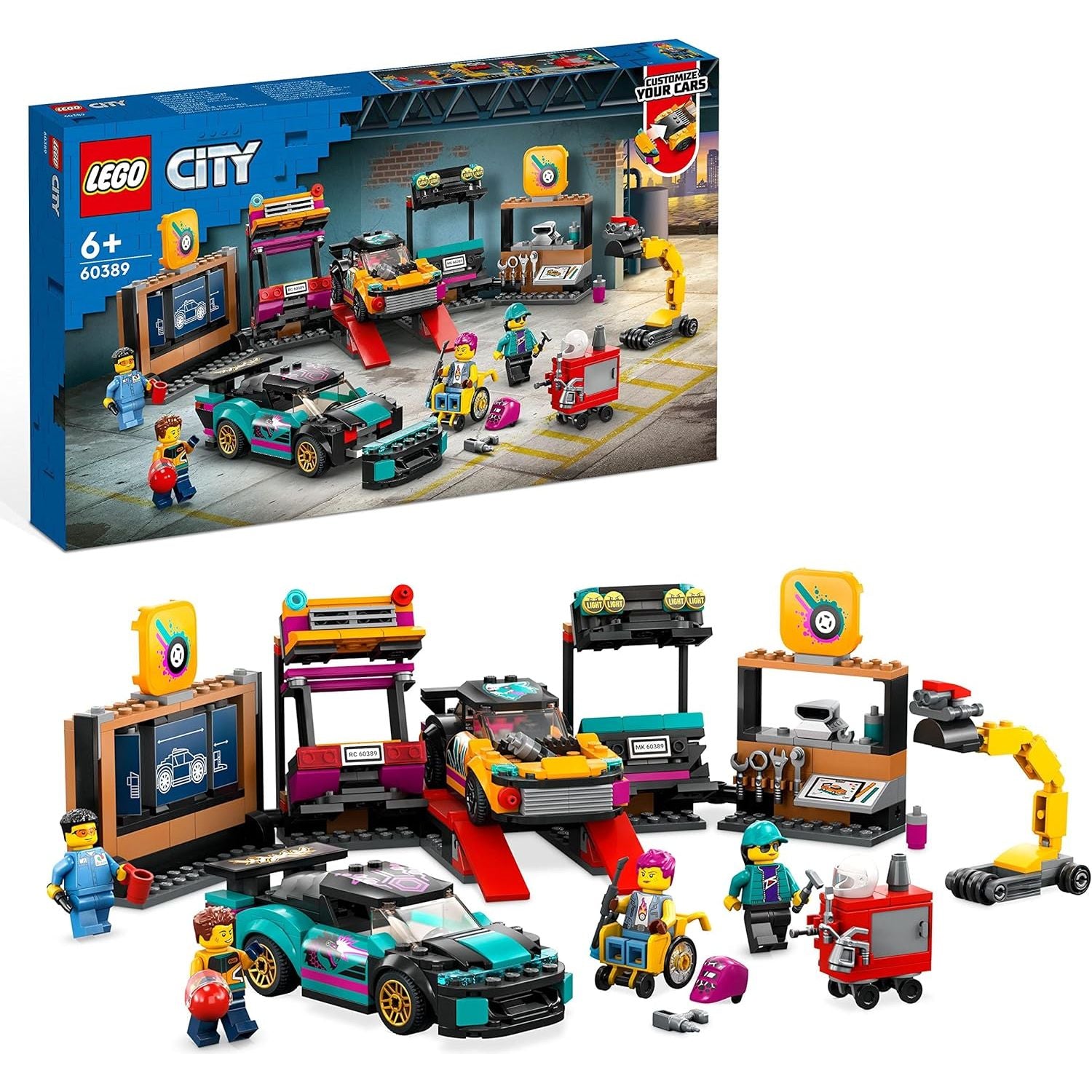 LEGO City Custom Car Garage Toy Set - 60389 - 1