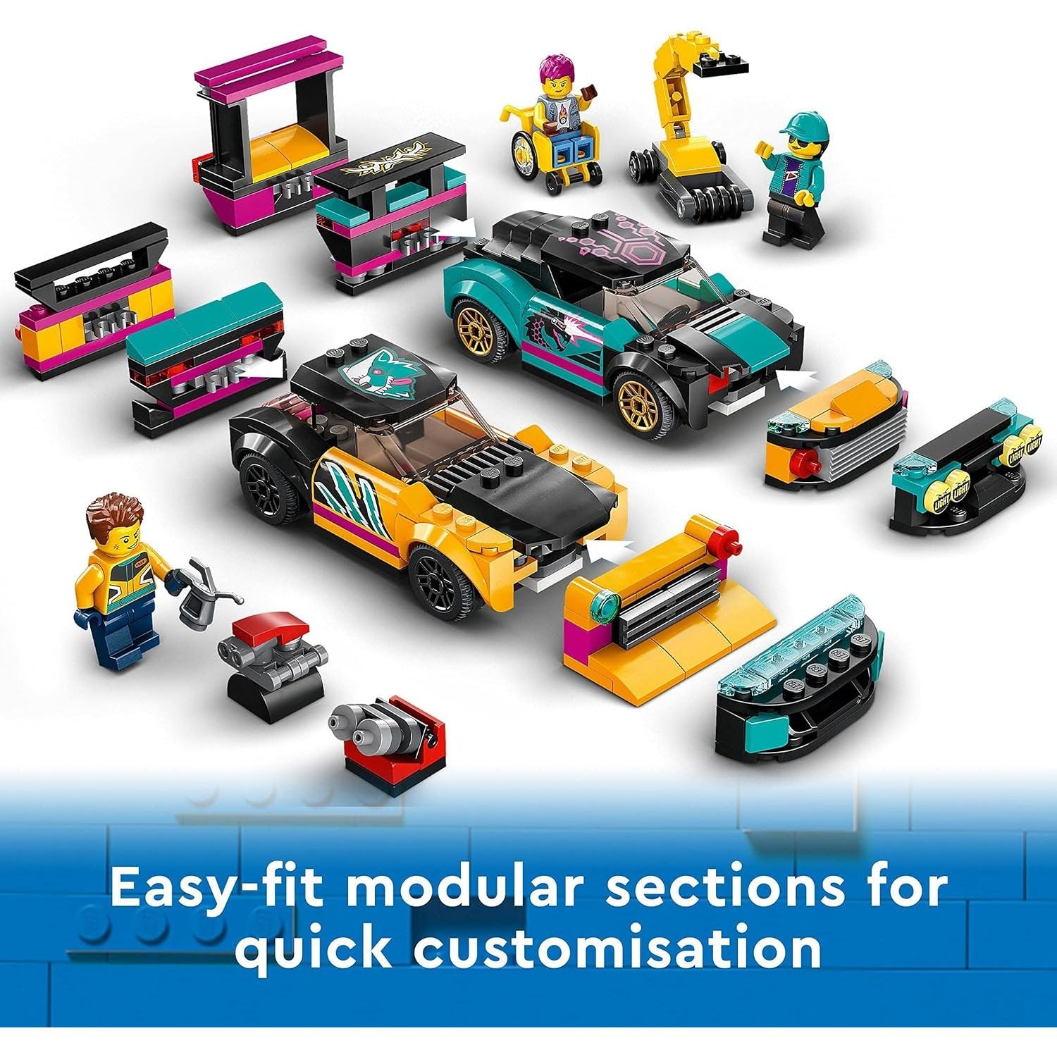LEGO City Custom Car Garage Toy Set - 60389 - 4