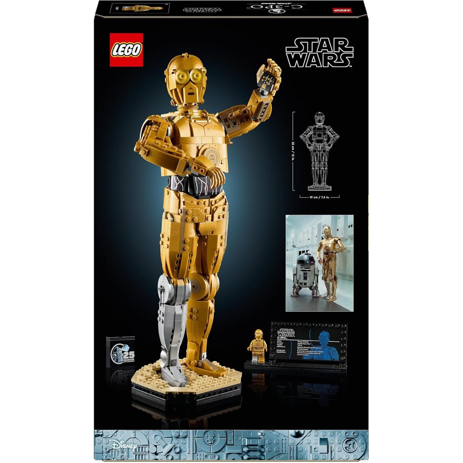 LEGO Star Wars C-3PO Droid Figure Building Set - 75398 - 7