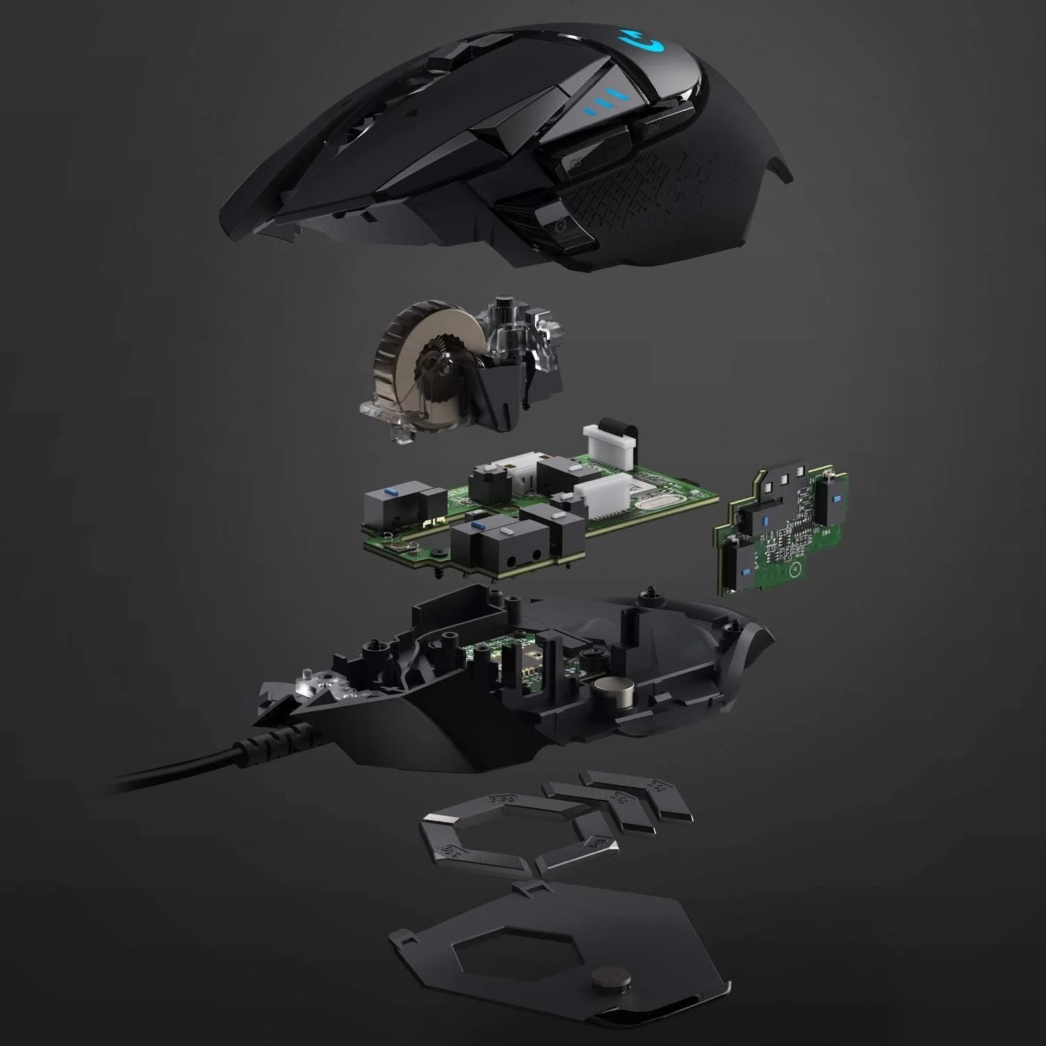 Logitech G502 Hero Wired Gaming Mouse - Black - 2
