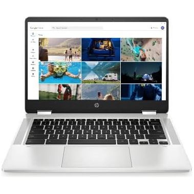 HP Chromebook 14" Laptop PC 14a-ca0005sa, Touch Screen, Intel Celeron, 4GB RAM, 64GB SSD - Mineral silver - 5
