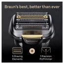 Braun Series 9 Pro 9575cc Wet & Dry Electric Shaver with Clean & Charge System - 5