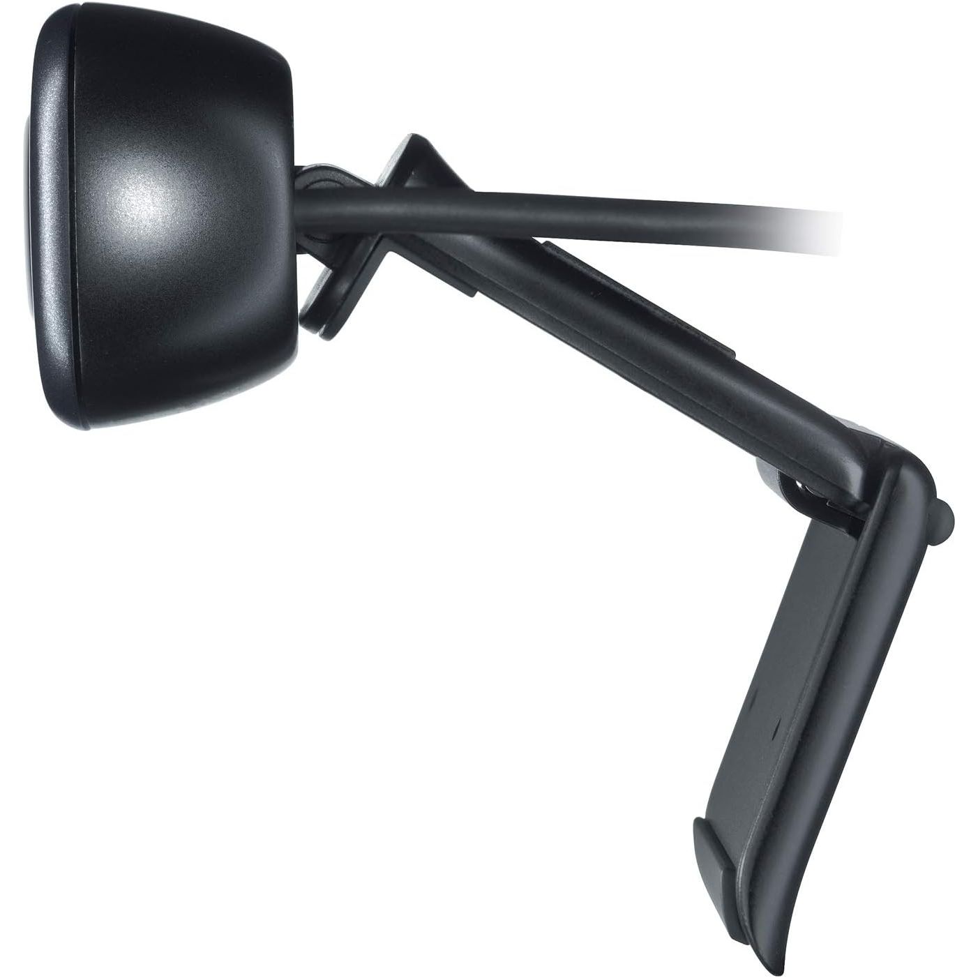 Logitech C310 HD Webcam, HD 720p/30fps, HD Light Correction, Noise-Reducing Mic - Black - 3