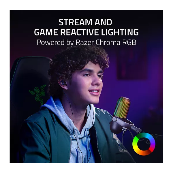 RAZER Seiren V3 Chroma Microphone - Black - 2