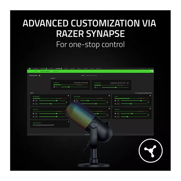 RAZER Seiren V3 Chroma Microphone - Black - 7