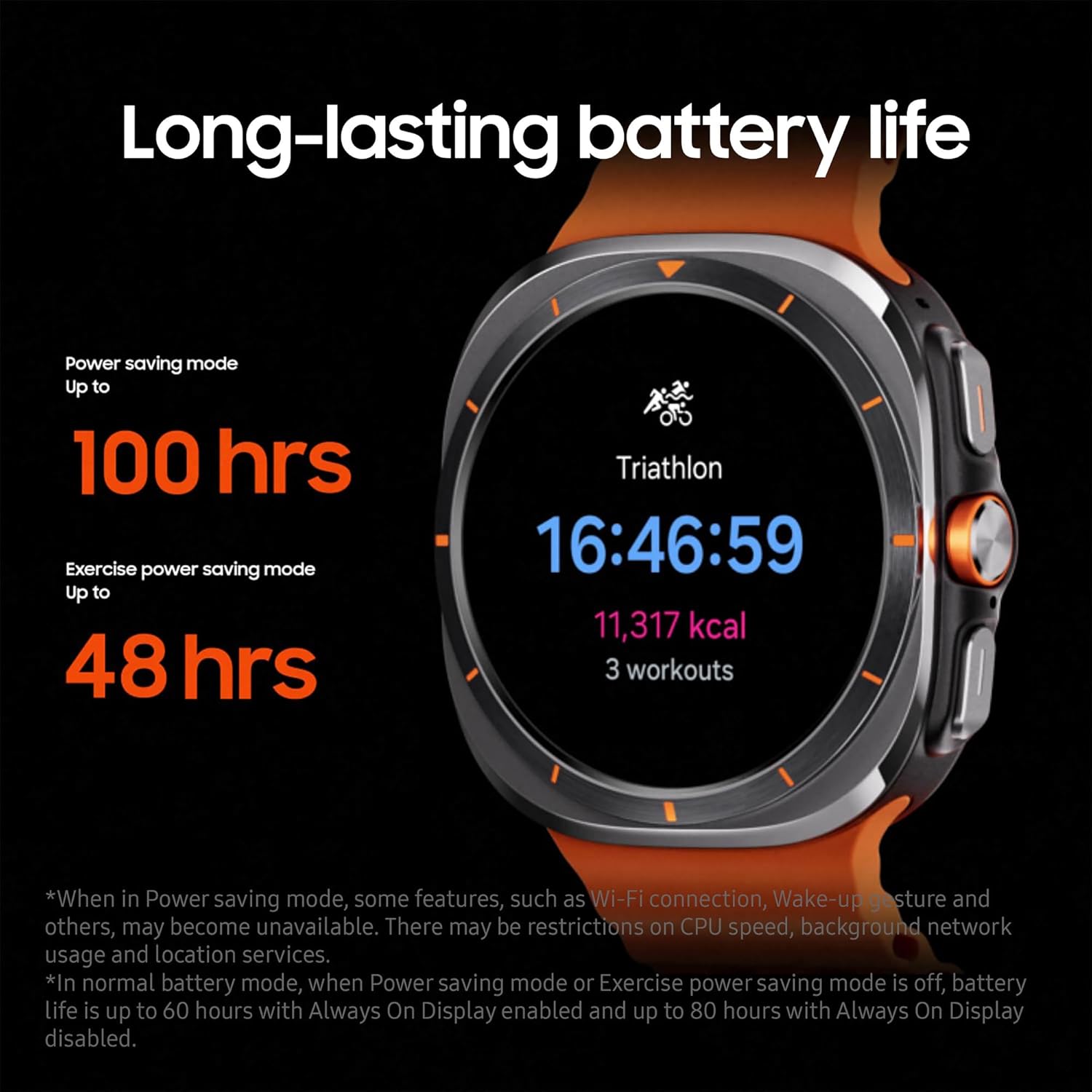 Samsung Galaxy Watch Ultra Dark Grey with Galaxy AI, Smart Watch, Health Monitoring, Fitness Tracker, 47mm, LTE, 3 Year Manufacturer Extended Warranty (UK Version) - 6