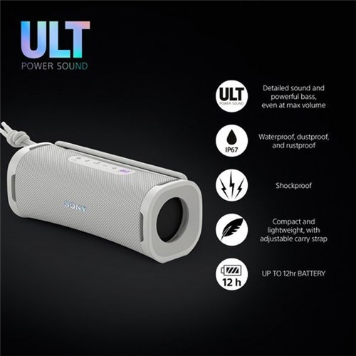 SONY ULT FIELD 1 - Wireless Bluetooth Portable Speaker - Off White - 2