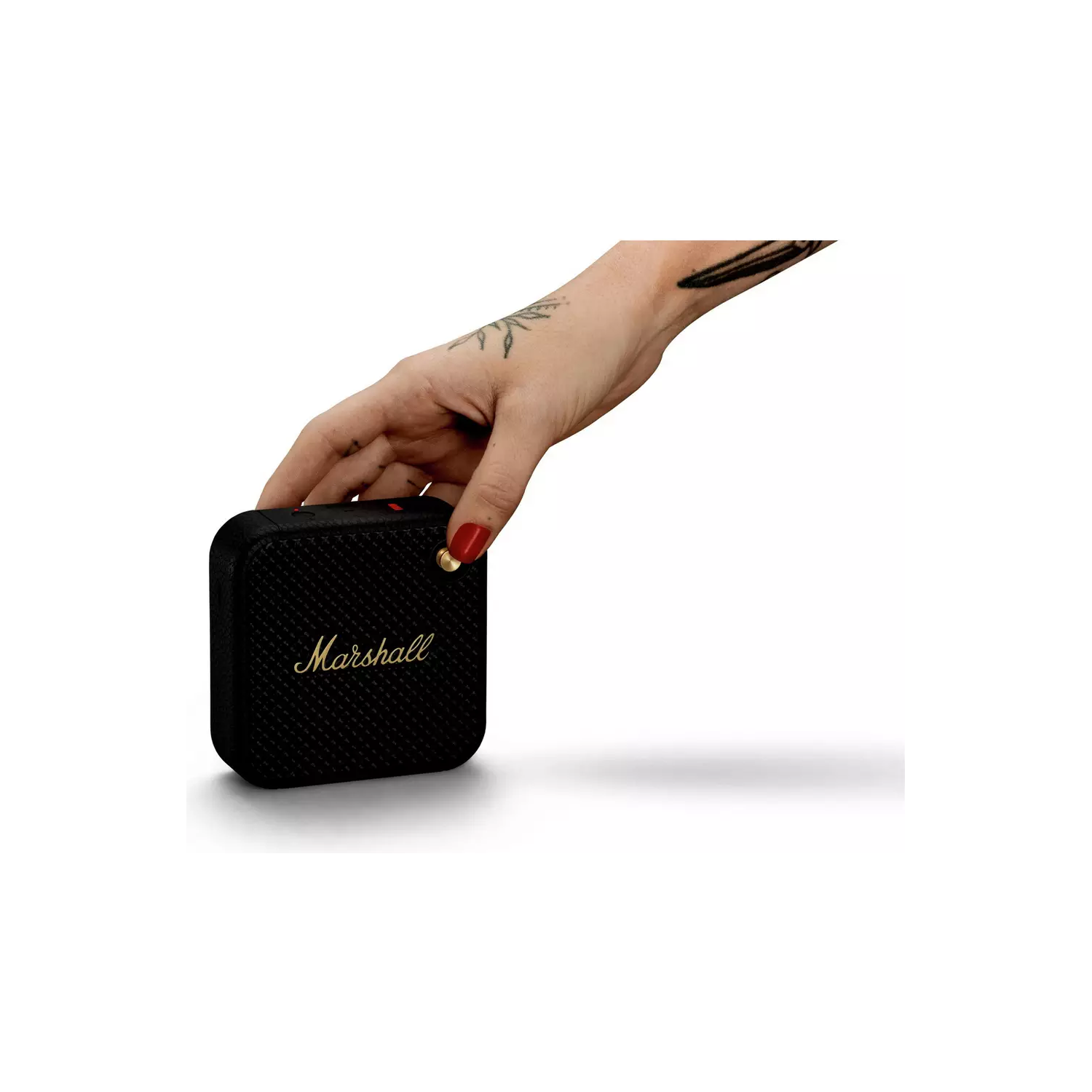 Marshall Willen Portable Bluetooth Speaker - Black & Brass - 4