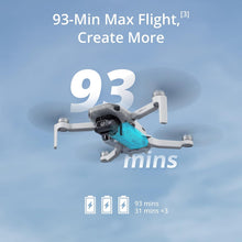 DJI Mini 4K Fly More Combo, Drone with 4K UHD Camera for Adults, Under 249 g, 3-Axis Gimbal Stabilization, 10km Video Transmission, Auto Return, 3 Batteries for 93-Min Max Flight Time, QuickShots - 2