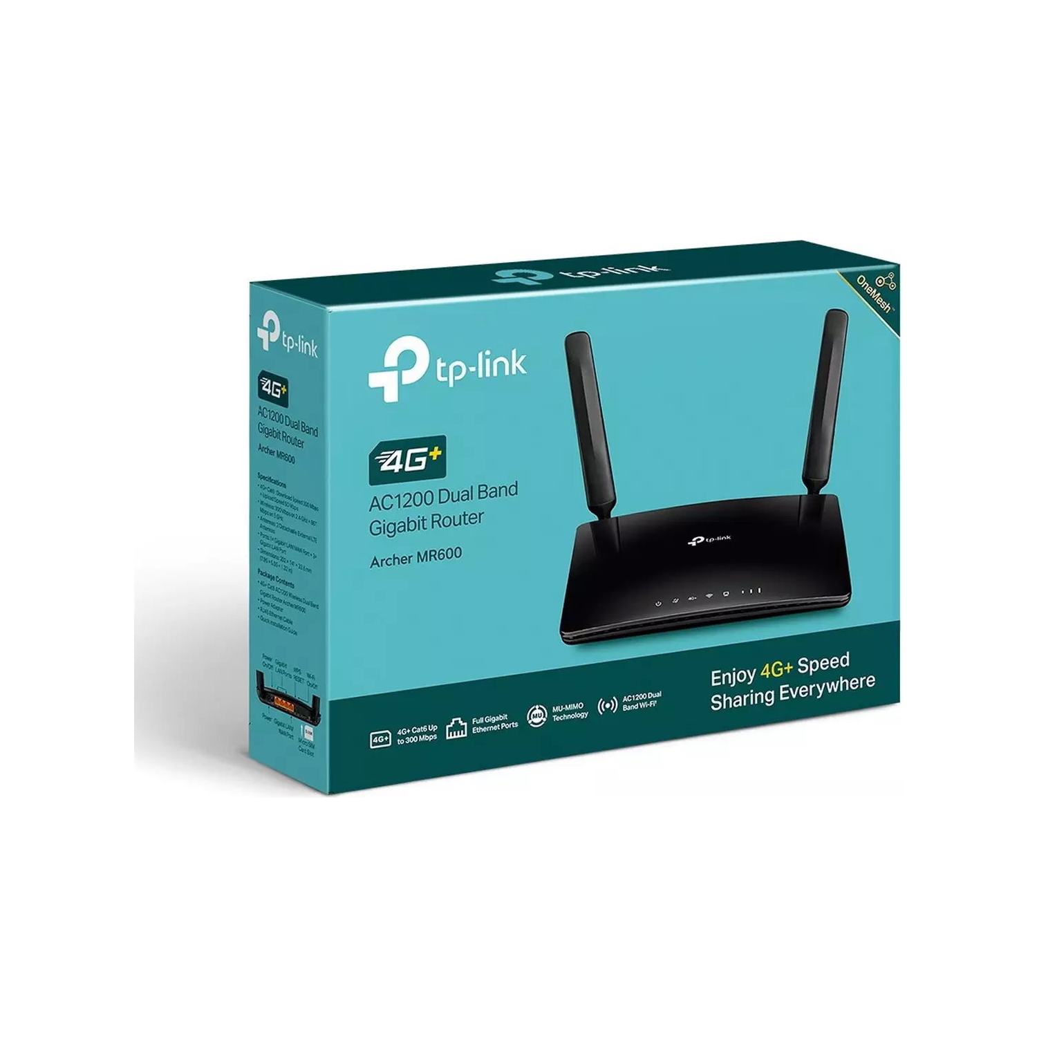 TP-Link AC1200 Wireless Dual-Band Wi-Fi 4G Router - 8