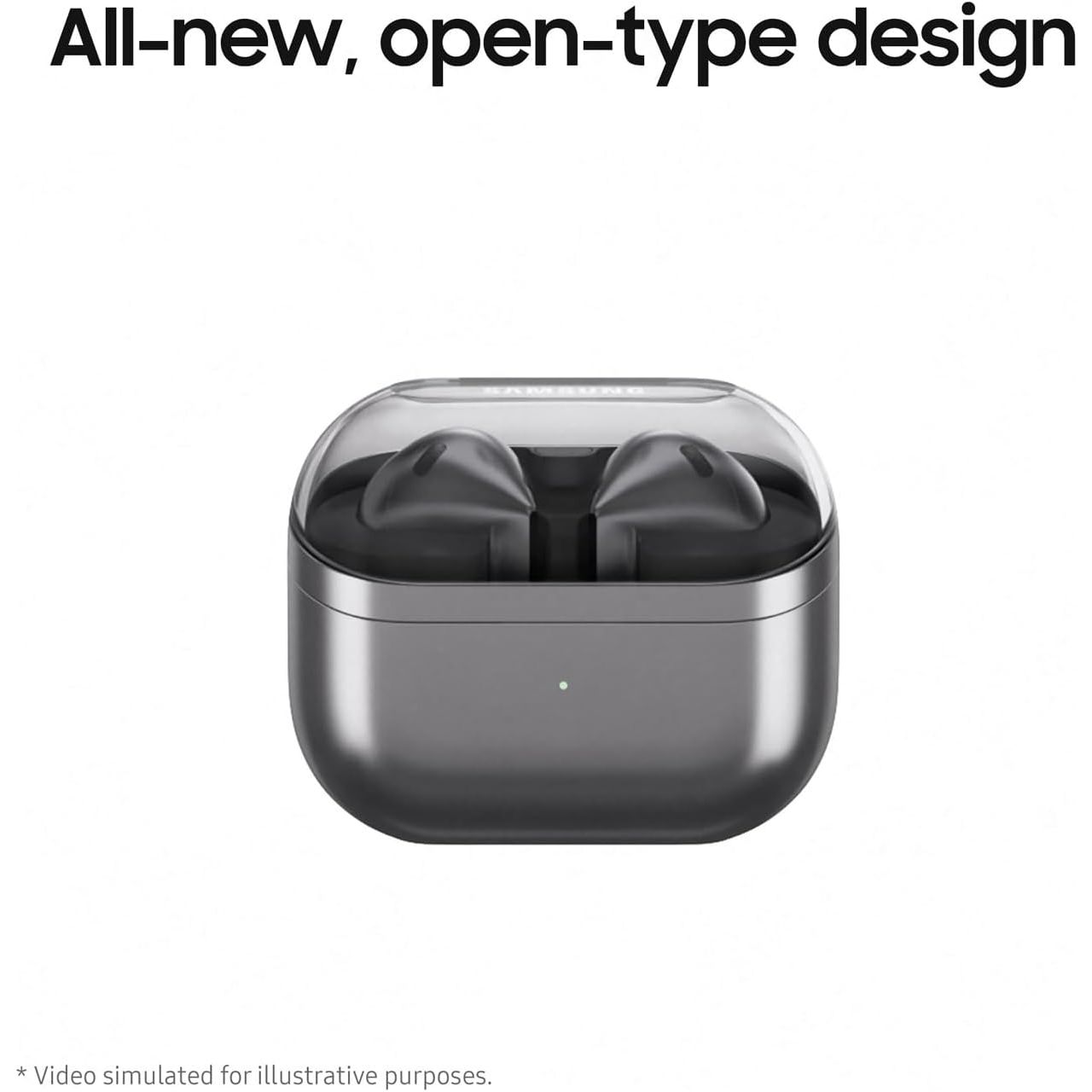 Samsung Galaxy Buds3 silver with Galaxy AI, Wireless Earbuds, Noise Cancelling, Bluetooth, 360 Audio, Grey, 2 Year Manufacturer Extended Warranty (UK Version) - 2