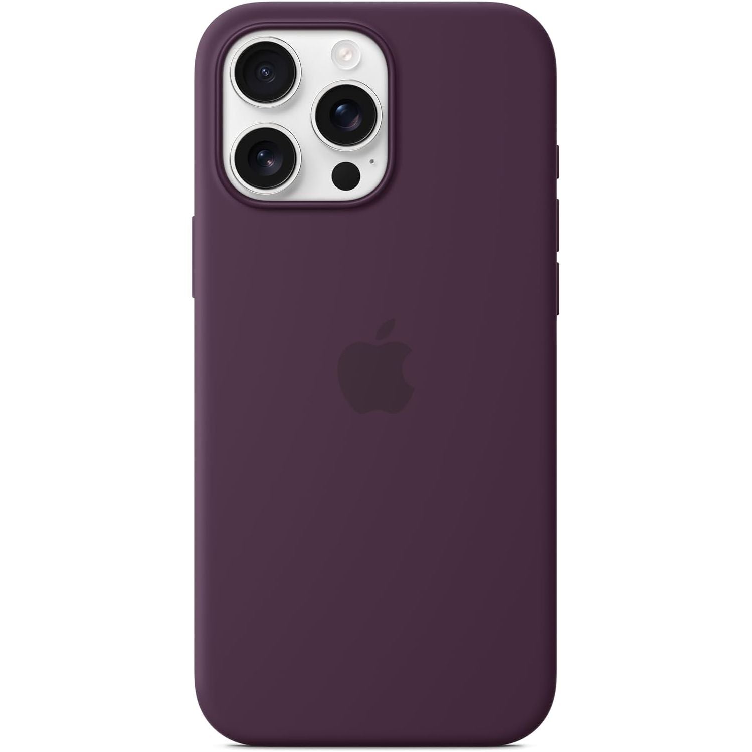 Apple iPhone 16 Pro Max Silicone Case with MagSafe - Plum - 1