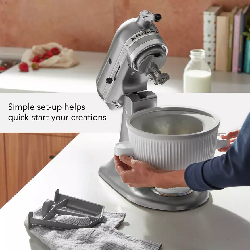 KitchenAid 1.9L Ice Cream Maker Attachment - 4