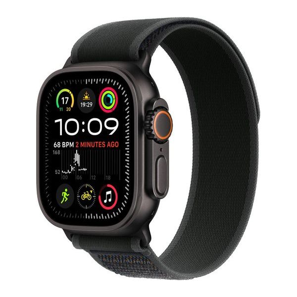 APPLE Watch Ultra 2 Cellular - 49 mm Black Titanium Case with Black Trail Loop, S/M - 2