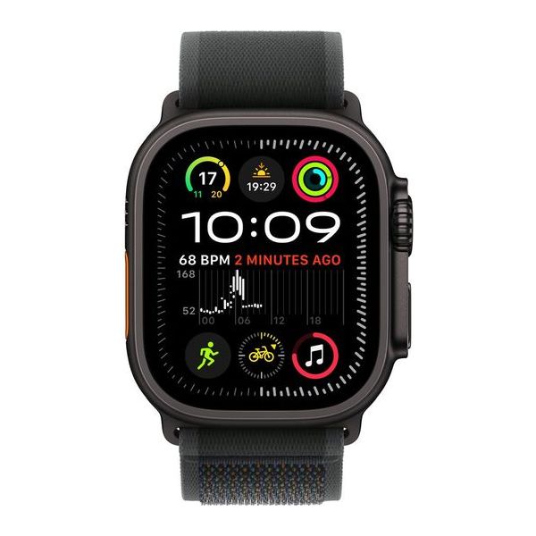 APPLE Watch Ultra 2 Cellular - 49 mm Black Titanium Case with Black Trail Loop, S/M - 1