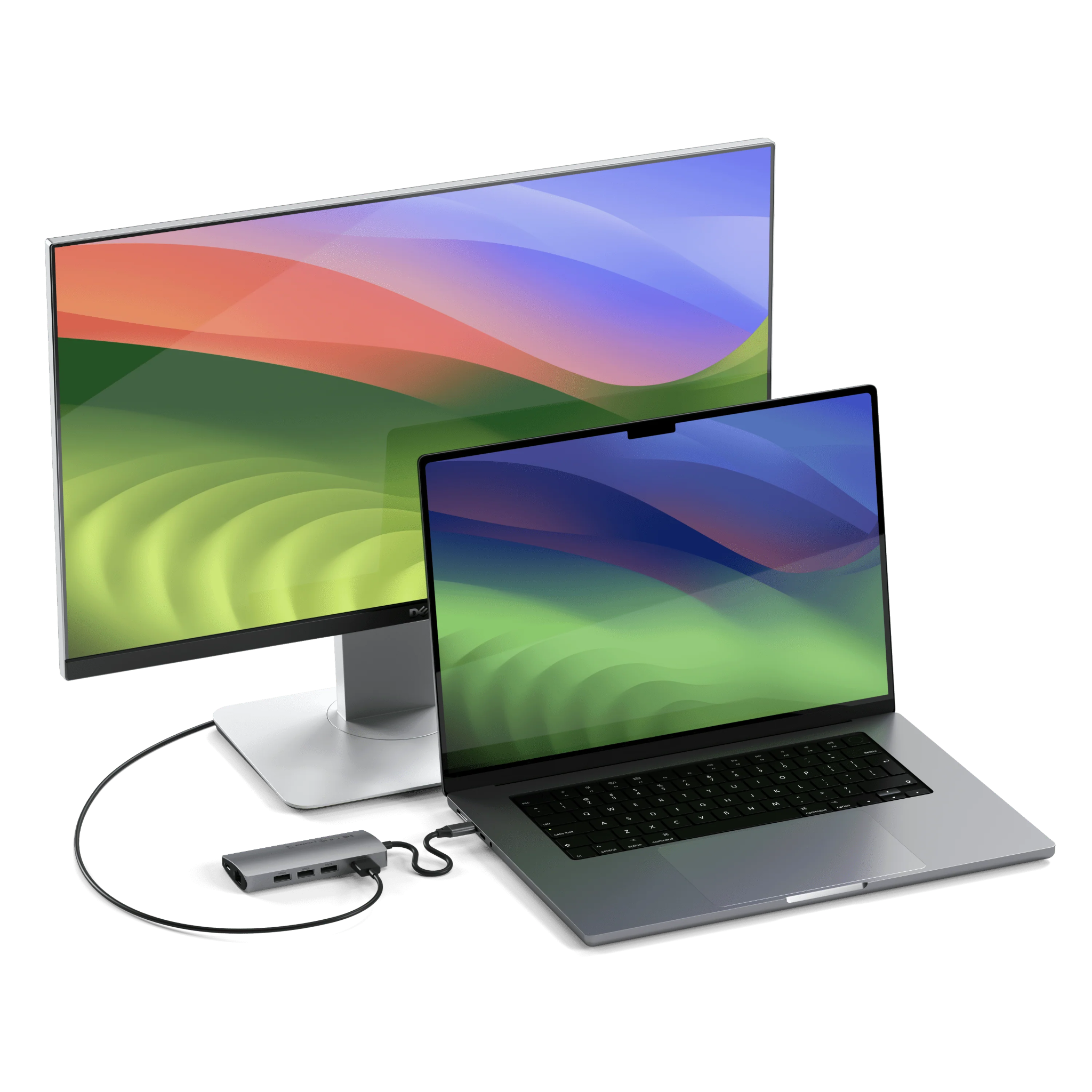 SATECHI Multiport Adapter 4K V2 6-port USB-C Connection Hub - Space Grey - 5