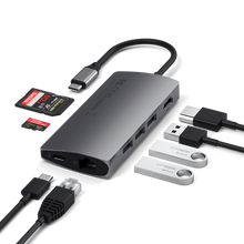 SATECHI Multiport Adapter 4K V2 6-port USB-C Connection Hub - Space Grey - 7