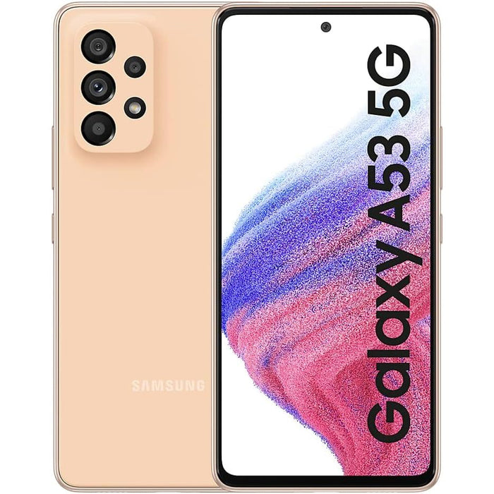 Samsung Galaxy A53 5G 128GB, 6GB RAM Peach- Unlocked - 1