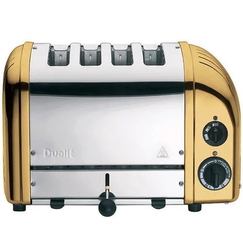 Dualit Classic 4 Slice Vario Toaster - 47030 - Brass - 1