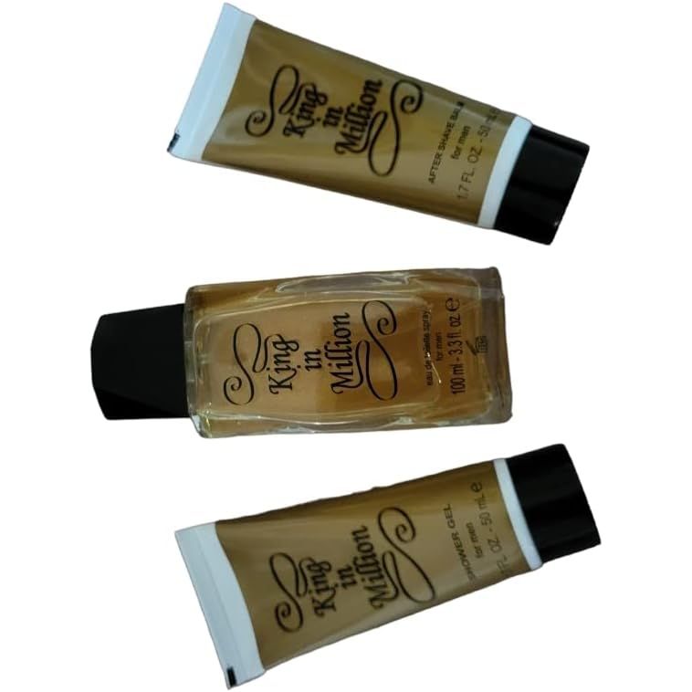 Kings in million- mens aftershave and more. Eau de toilette - Set Contains: 1 x 100ml King in Million Eau De Toilette 1. - 3
