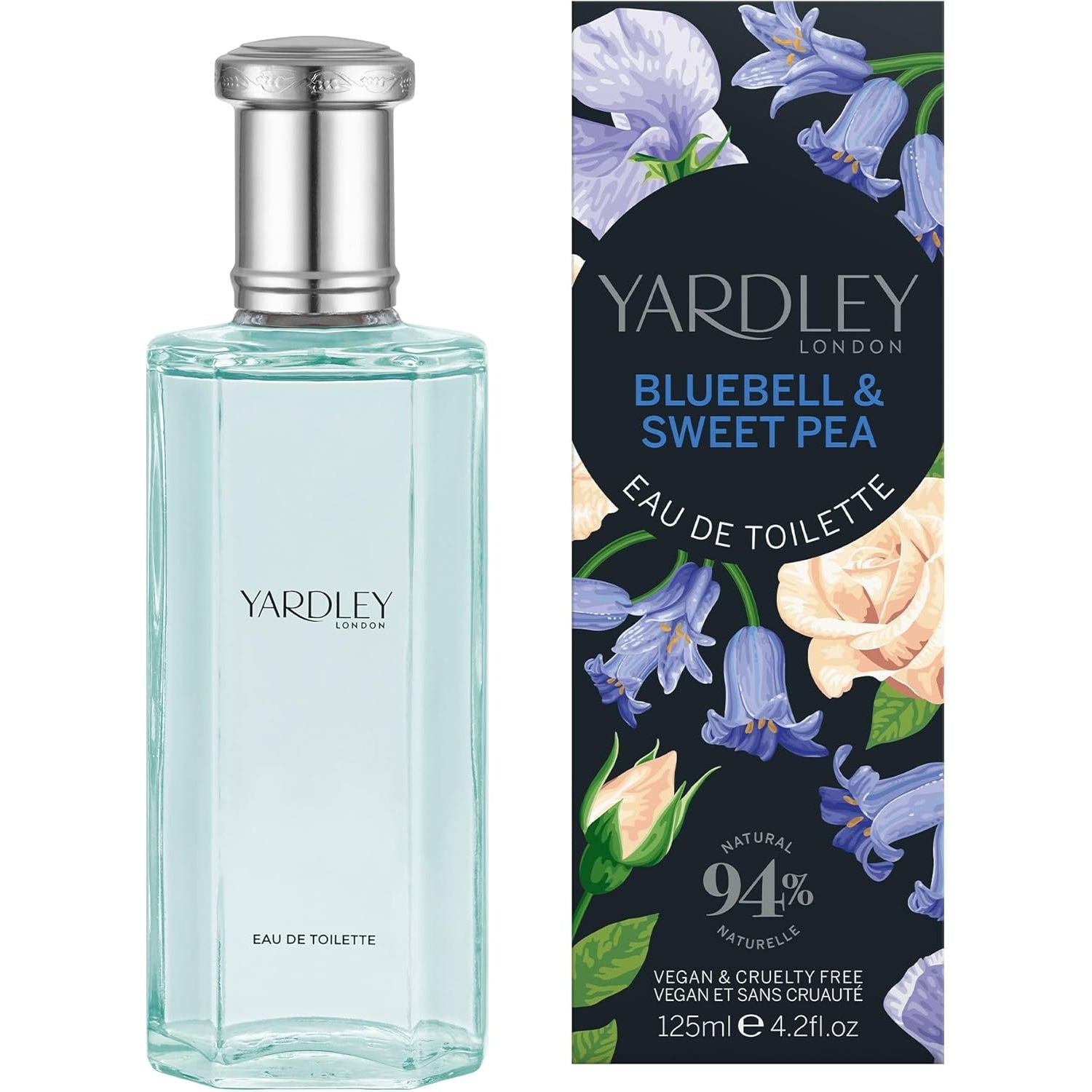Yardley London Bluebell and Sweet pea Eau de Toilette 125ml - 1