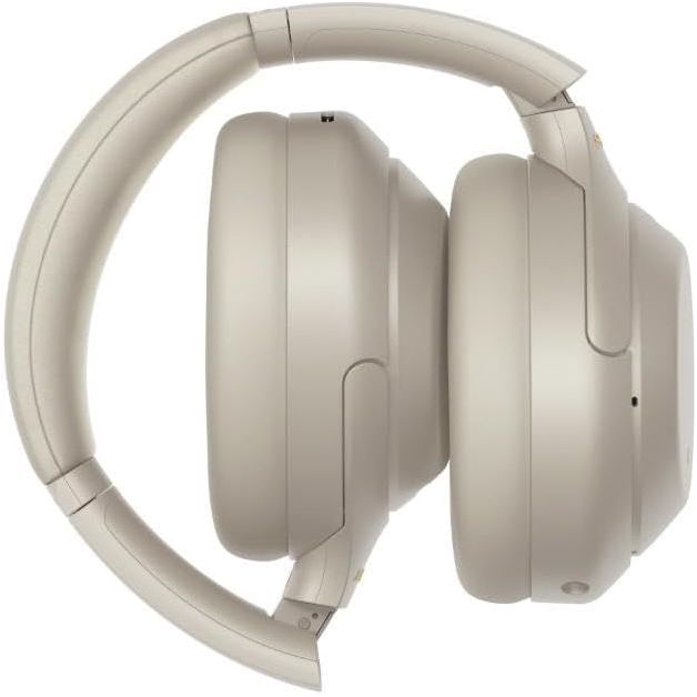 Sony WH-1000XM4 Noise Cancelling Wireless Headphones - 30 hours battery life - Over Ear style - Optimised for Alexa and the Google Assistant - with built-in mic for phone calls - Silver - 4