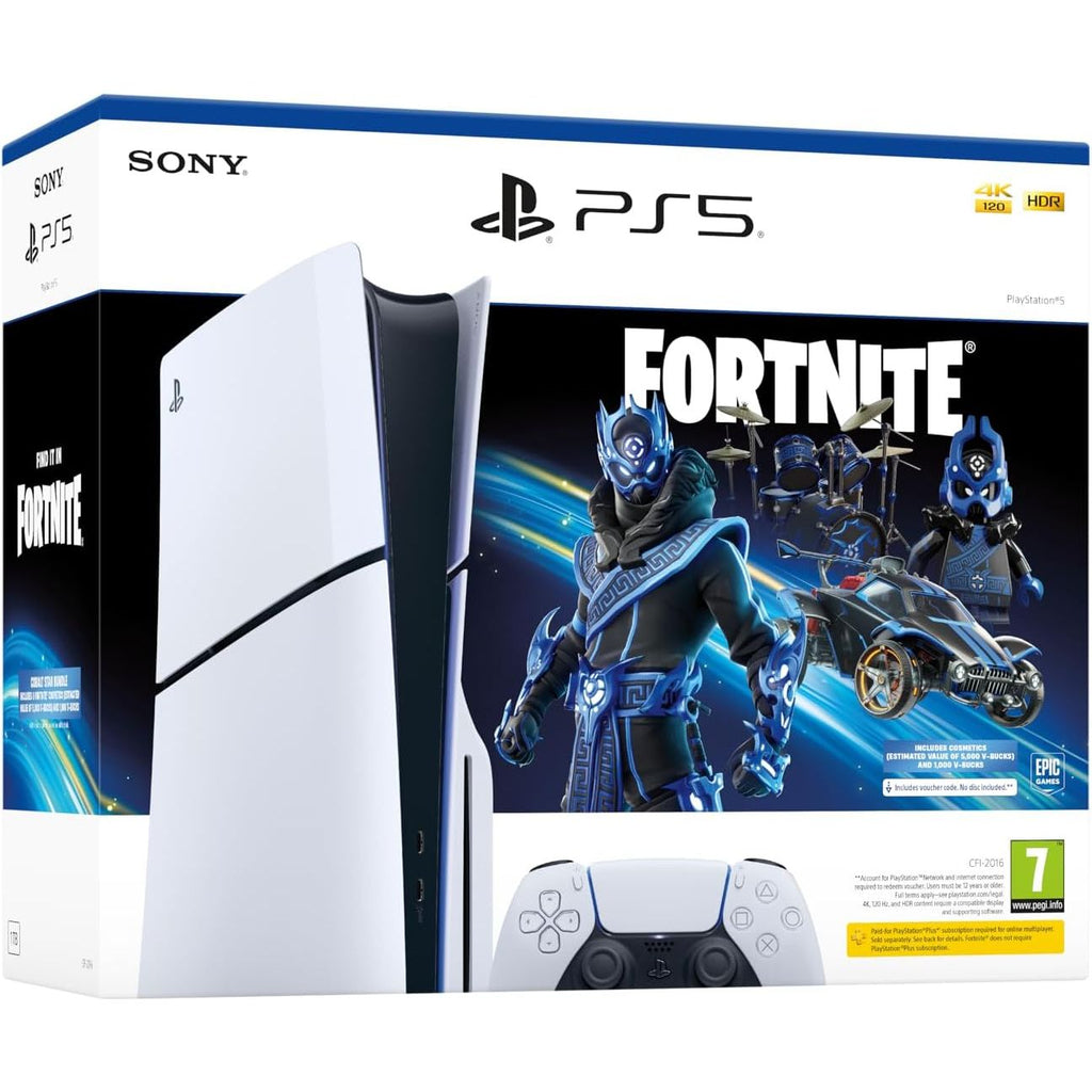 PlayStation 5 Console - Fortnite Cobalt Star Bundle (model group - slim