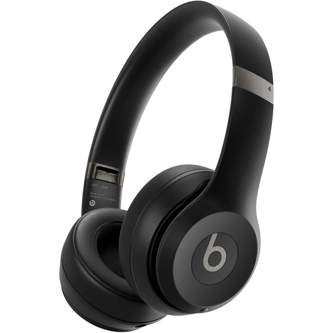 Beats Solo 4 – Wireless Bluetooth On-Ear Headphones, Apple & Android Compatible, Up to 50 hours of Battery Life – Matt Black - 1