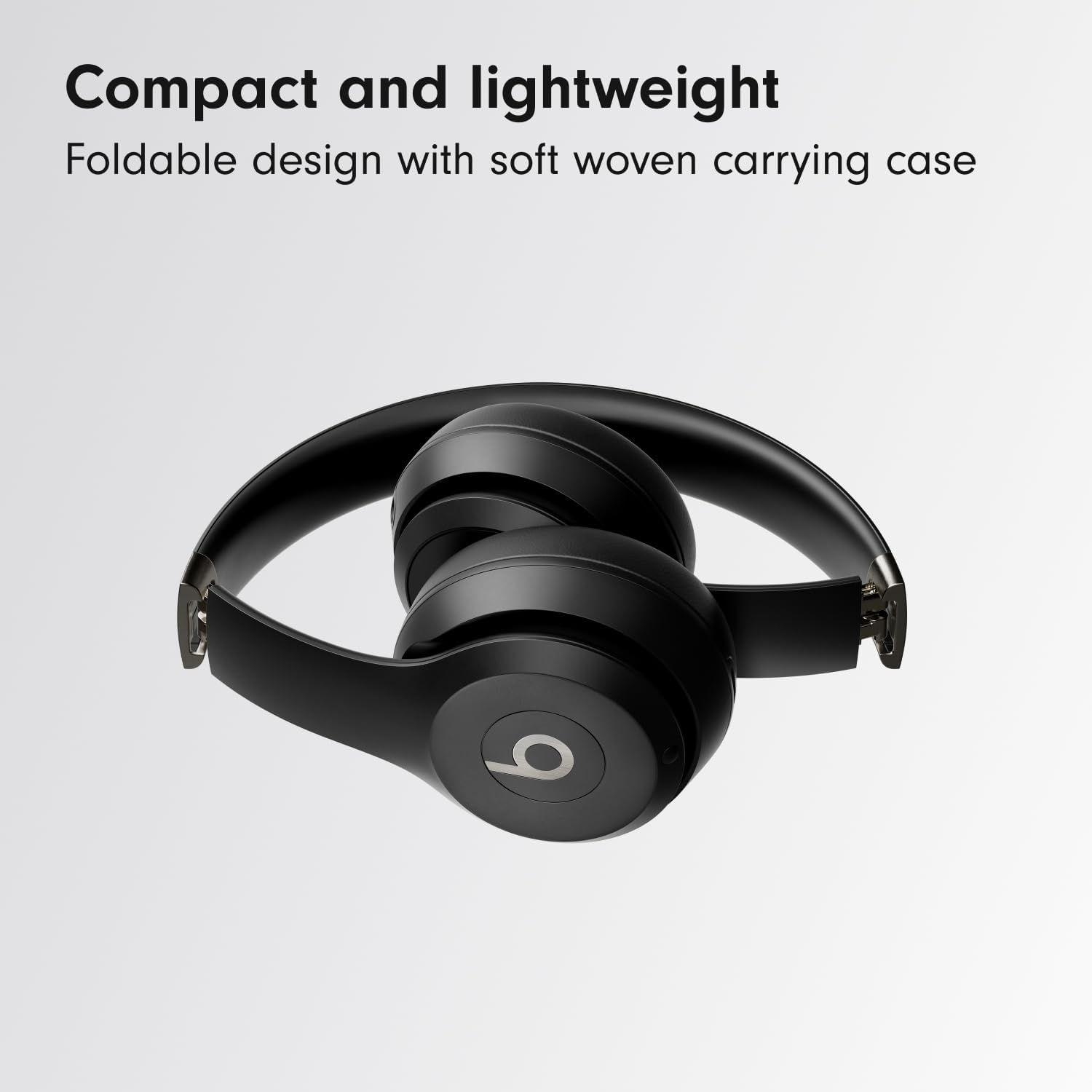 Beats Solo 4 – Wireless Bluetooth On-Ear Headphones, Apple & Android Compatible, Up to 50 hours of Battery Life – Matt Black - 2