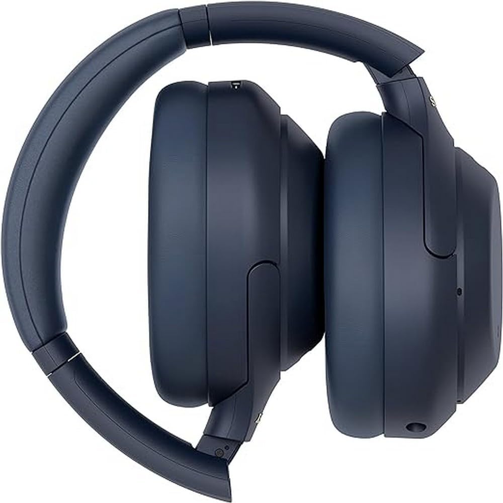 Sony WH-1000XM4 Noise Cancelling Wireless Headphones - 30 hours battery life - Over Ear style - Optimised for Alexa and Google Assistant - with built-in mic for phone calls - Midnight Blue - 2