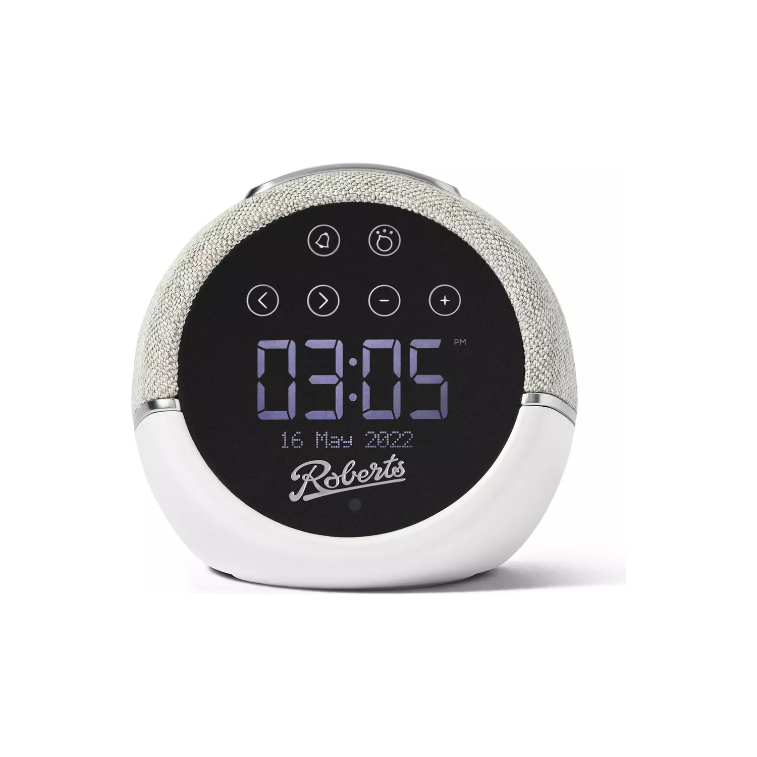 Roberts Zen Plus Dab+ Digital Alarm Clock Radio - White - 1