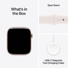Apple Watch Series 10 GPS 42mm Smartwatch with Rose Gold Aluminium Case with Light Blush Sport Band - S/M. Fitness Tracker, ECG App, Always-On Retina Display, Water Resistant - 2