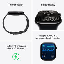 Apple Watch Series 10 GPS 46 mm Smartwatch with Silver Aluminium Case with Denim Sport Band - M/L. Fitness Tracker, ECG App, Always-On Retina Display, Water Resistant - 6