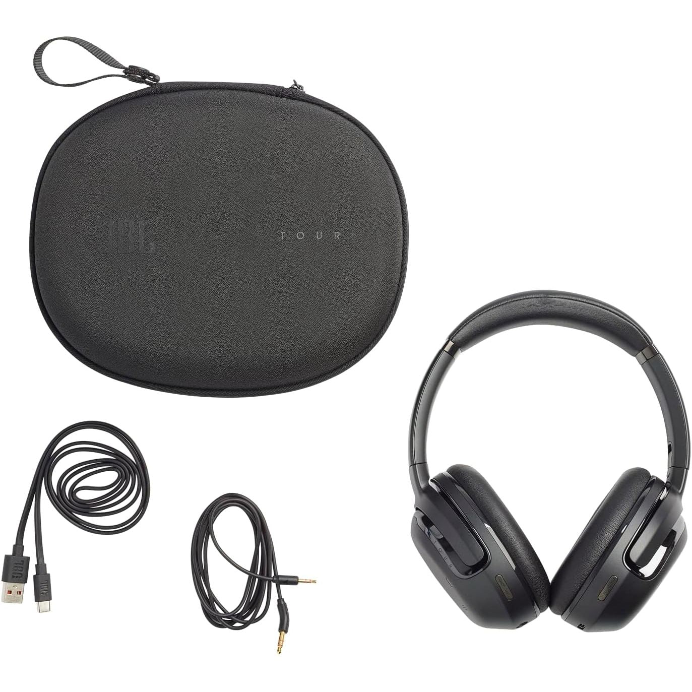 JBL Tour One M2 Wireless Over-Ear Headphones with Noise-Cancelling Technology and up to 50 Hours of Battery Life, Black - 5