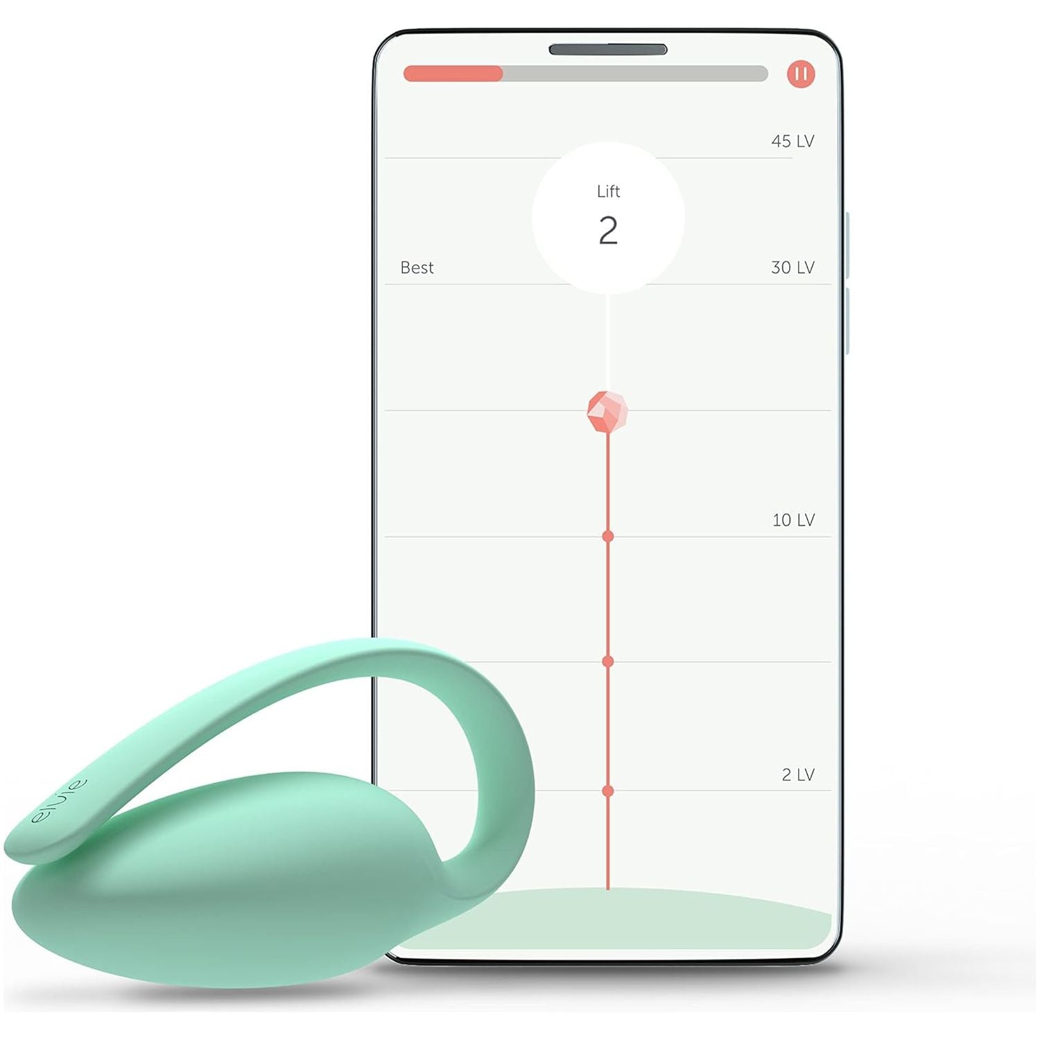 Pelvic Floor Strengthener for Women Elvie Women's Pelvic Floor Trainer Smart Kegel Exerciser - 1