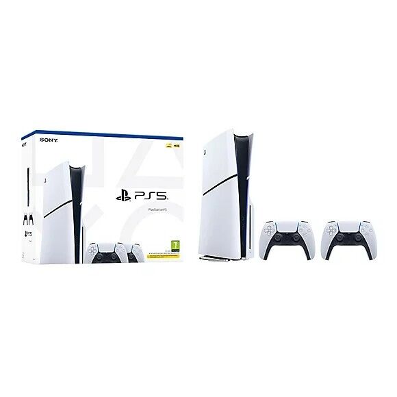 PlayStation 5 Console - Two DualSense Wireless Controllers Bundle - 3