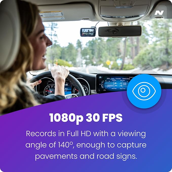 Nextbase 222XR Dash Cam Front and Rear Bundle - Full 1080p/30fps HD Recording, 140° 6 Lane View - Intelligent Parking Mode, Polarising Filter Compatible, G-Sensor Motion Detection - Car Accessories - 4