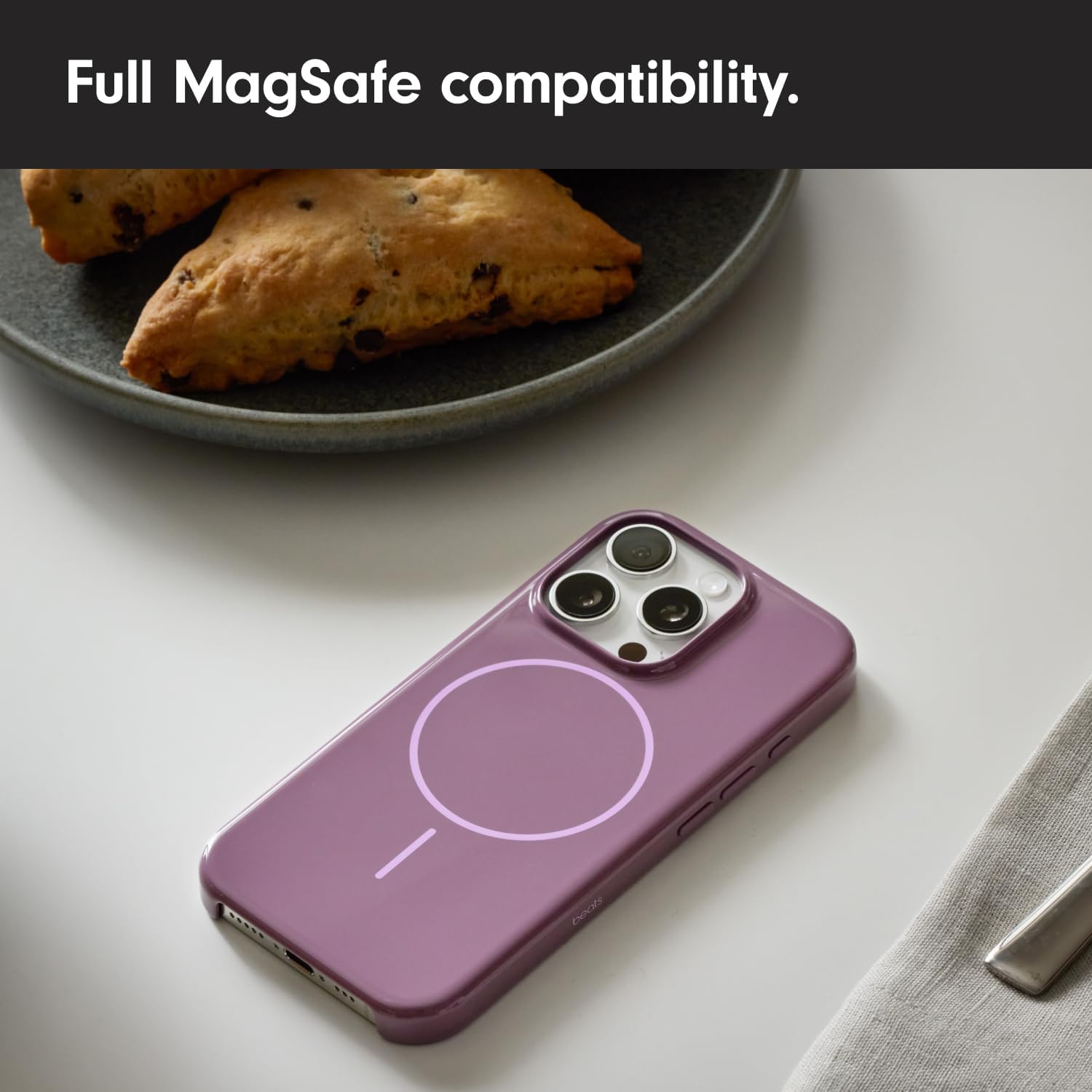 Beats iPhone 16 Pro Max Case with MagSafe – Sunset Purple - 5