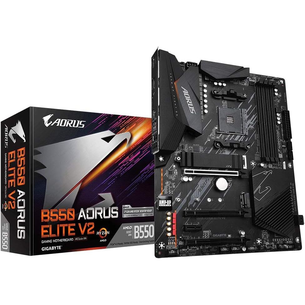Gigabyte B550 Aorus Elite V2 ATX AM4 Motherboard - 1